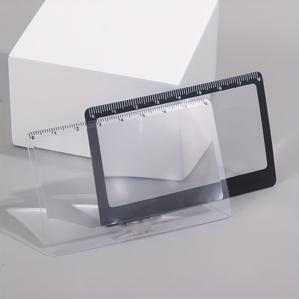 Credit Card Size Magnifier 8.5x Magnification Fresnel Lens