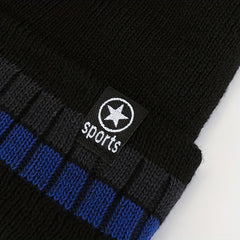 Winter Knitted Beanie Hat Fleece Lined Thermal Cap