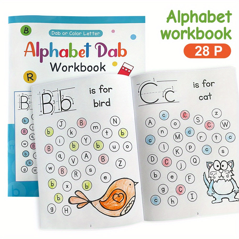 Preschool Educational Coloring Book Alphabet Learning Workbook for Youngsters