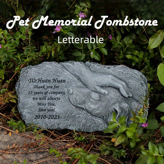 Personalized Pet Dog Memorial Stones Custom Pet Tombstone