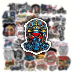 50pcs Motorcycle Helmet Car Sticker Skating Bar Fashionable Sticker Box