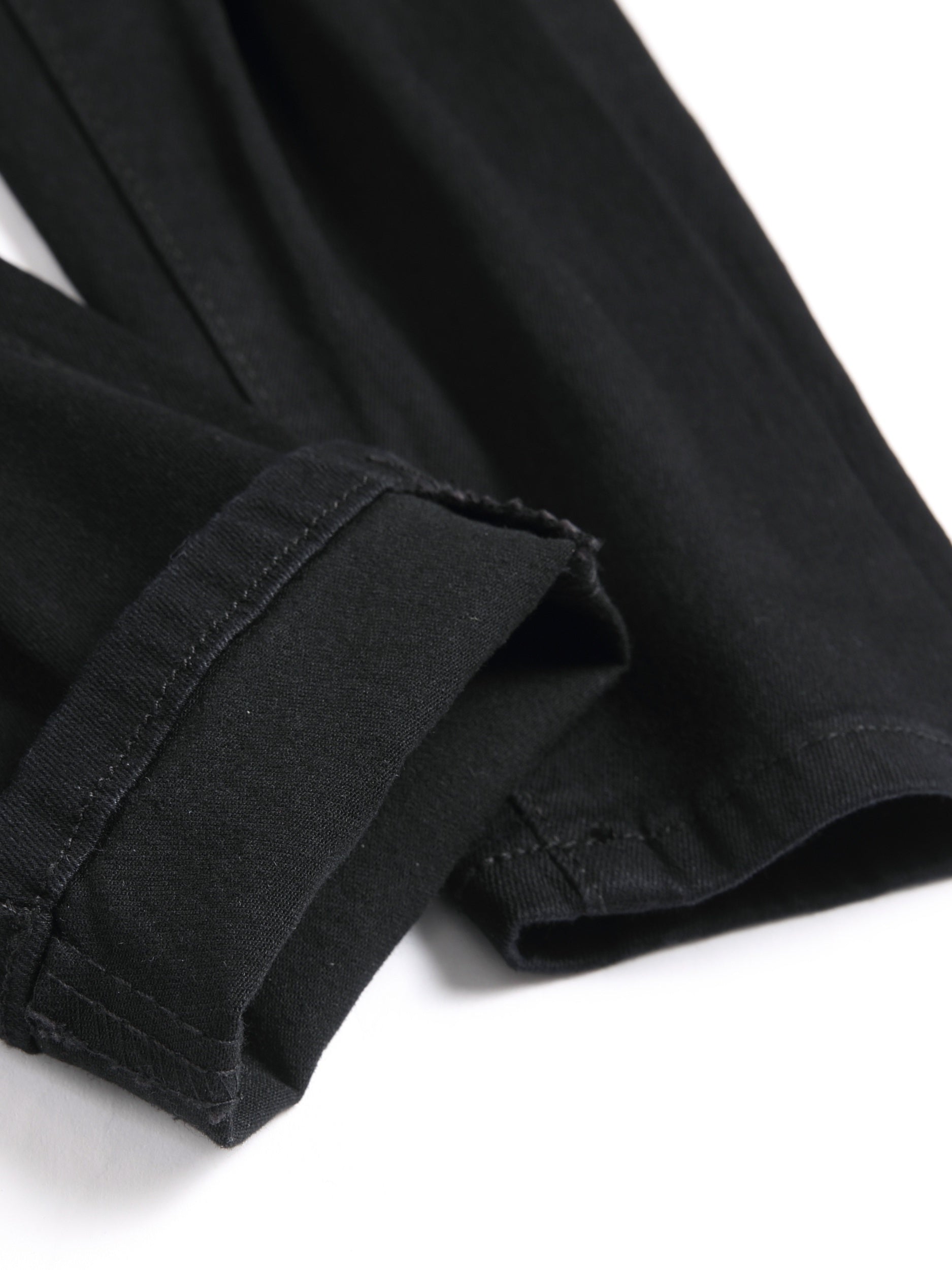 Slim Fit Jeans Men Casual Mid Stretch Denim Pants