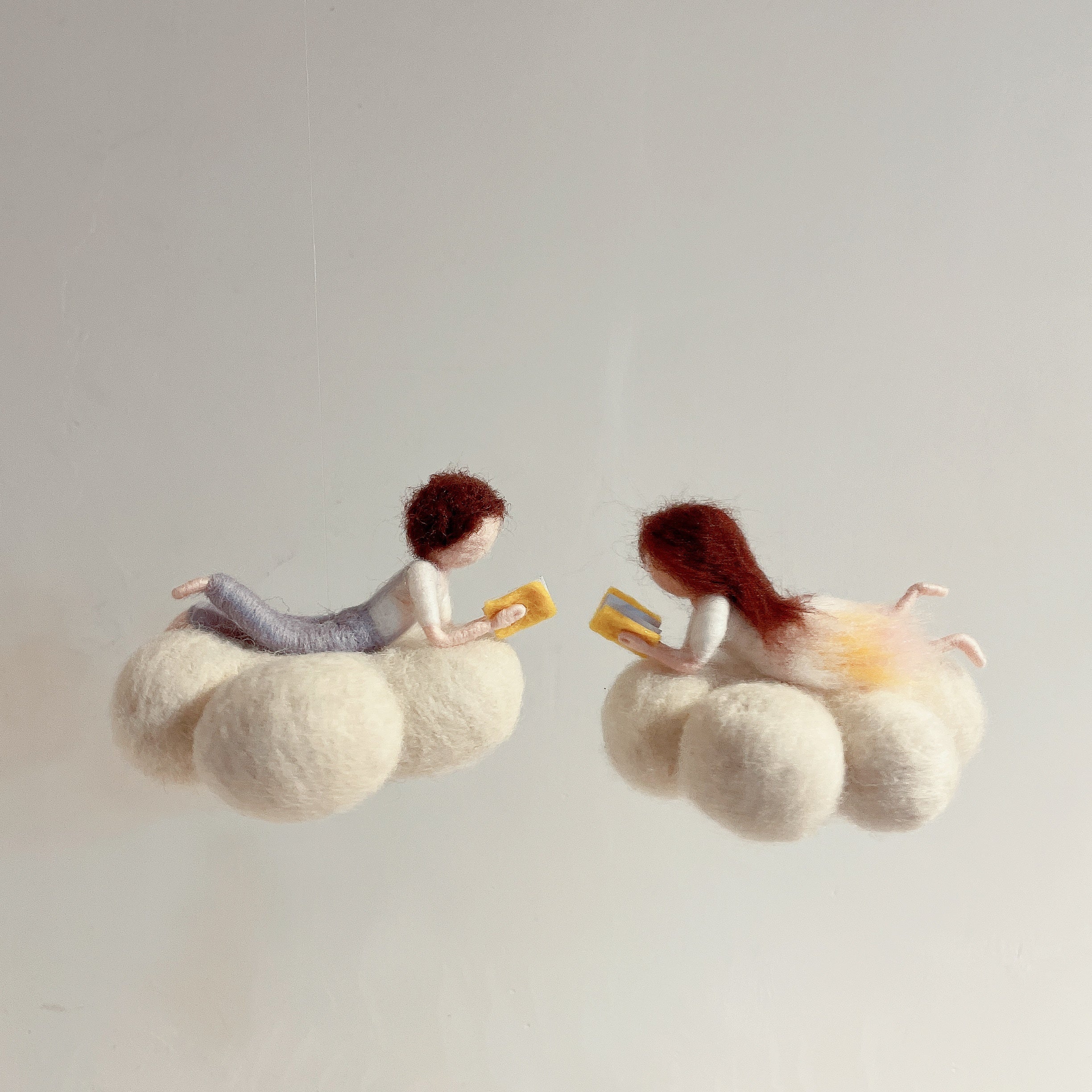 1pc Cloud Doll Wool Felt DIY Material Package 4 Styles