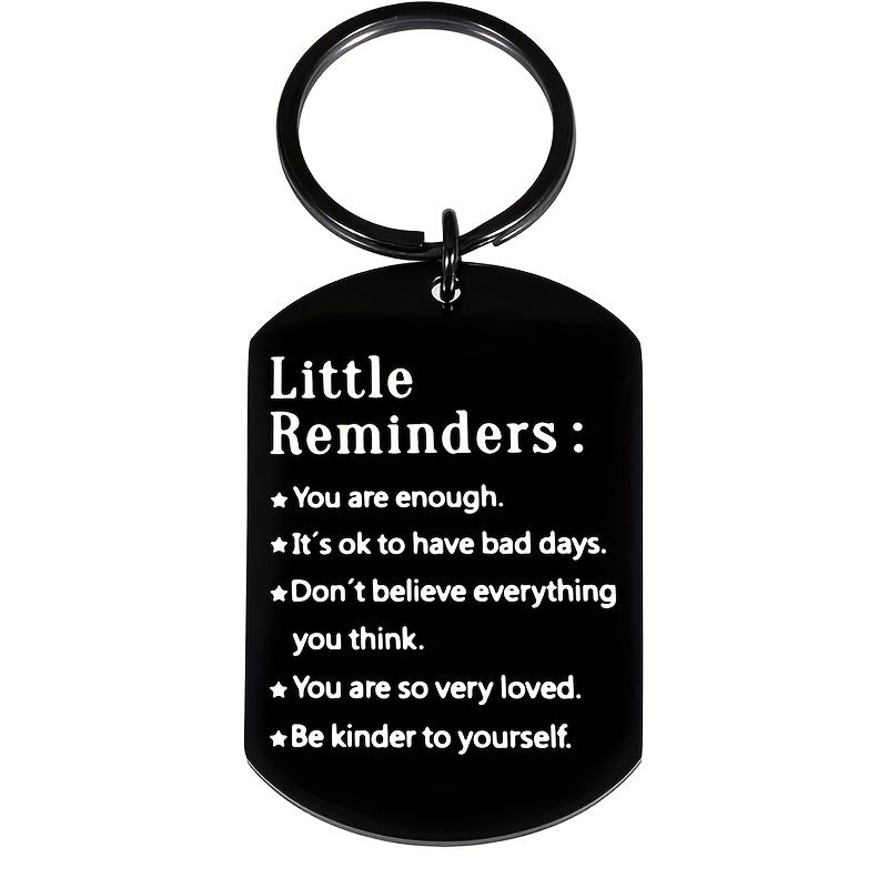 You Are Enough Keychain Mental Health Gift Daughter Mom Reminder Hug Self Love