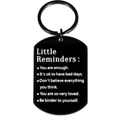 You Are Enough Keychain Mental Health Gift Daughter Mom Reminder Hug Self Love