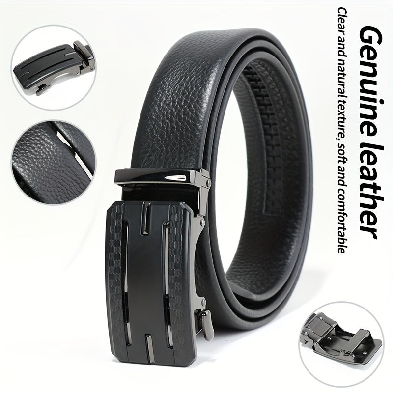 Men's Retro Business Casual Pants Belt for Daily Use