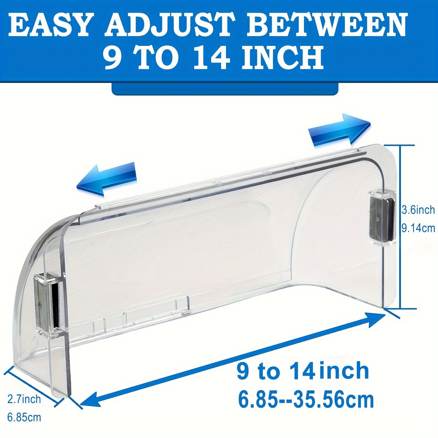 Adjustable Air Vent Deflector for Vents Sidewall Ceiling Registers
