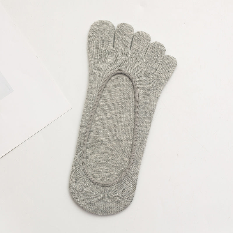 Women's No Show Toe Socks 5-Pack