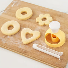 Donut Cake Mould With Dipping Plier Desserts Cutter Kitchen Baking Tool