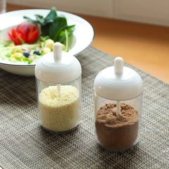 1pc Seasoning Jar Kitchen Spice Pot Plastic Seasoning Containers