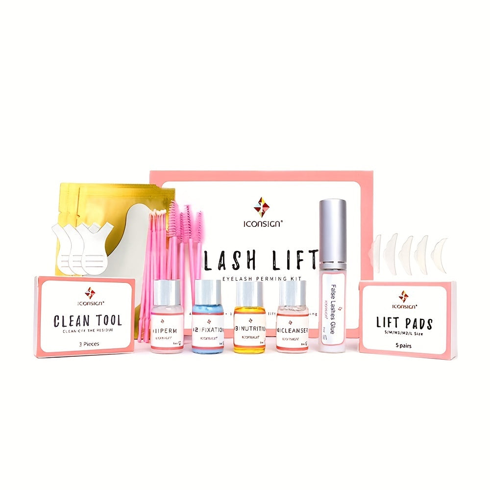 Lash Lifting Kit with Keratin Curling Lashes and Primer