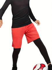 3-Pack Kids Long Sleeve Sports Tops for Boys and Girls