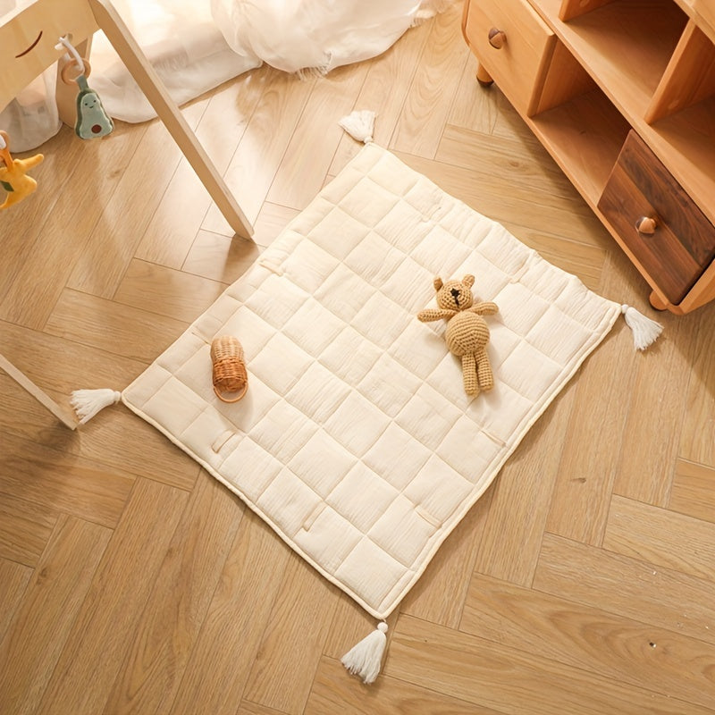 Tassel Floor Mat High Fabric Anti Slip Carpet