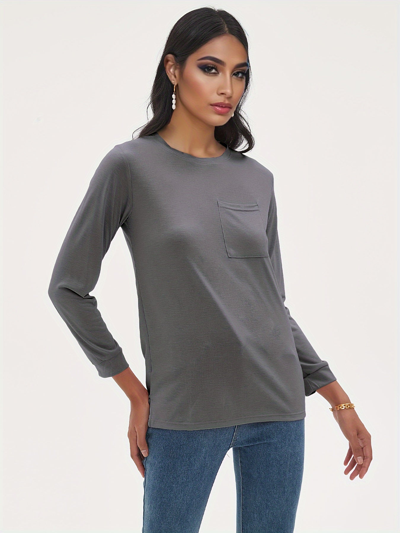 Casual Long Sleeve Sports T-shirt Women's Activewear