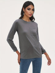 Casual Long Sleeve Sports T-shirt Women's Activewear