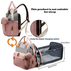 Waterproof Baby Diaper Bag Backpack with Changing Station