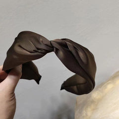 Satin Knotted Hairband Vintage Hair Accessories