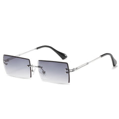 Rimless Rectangle Sunglasses UV400 Sun Glasses