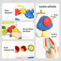 10-in-1 Sensory Busy Board Educational Toy - Great for Holidays & Birthdays