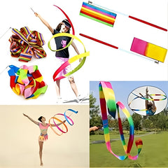Rainbow Streamer Rhythmic Gymnastics Ribbon Dance Ribbon