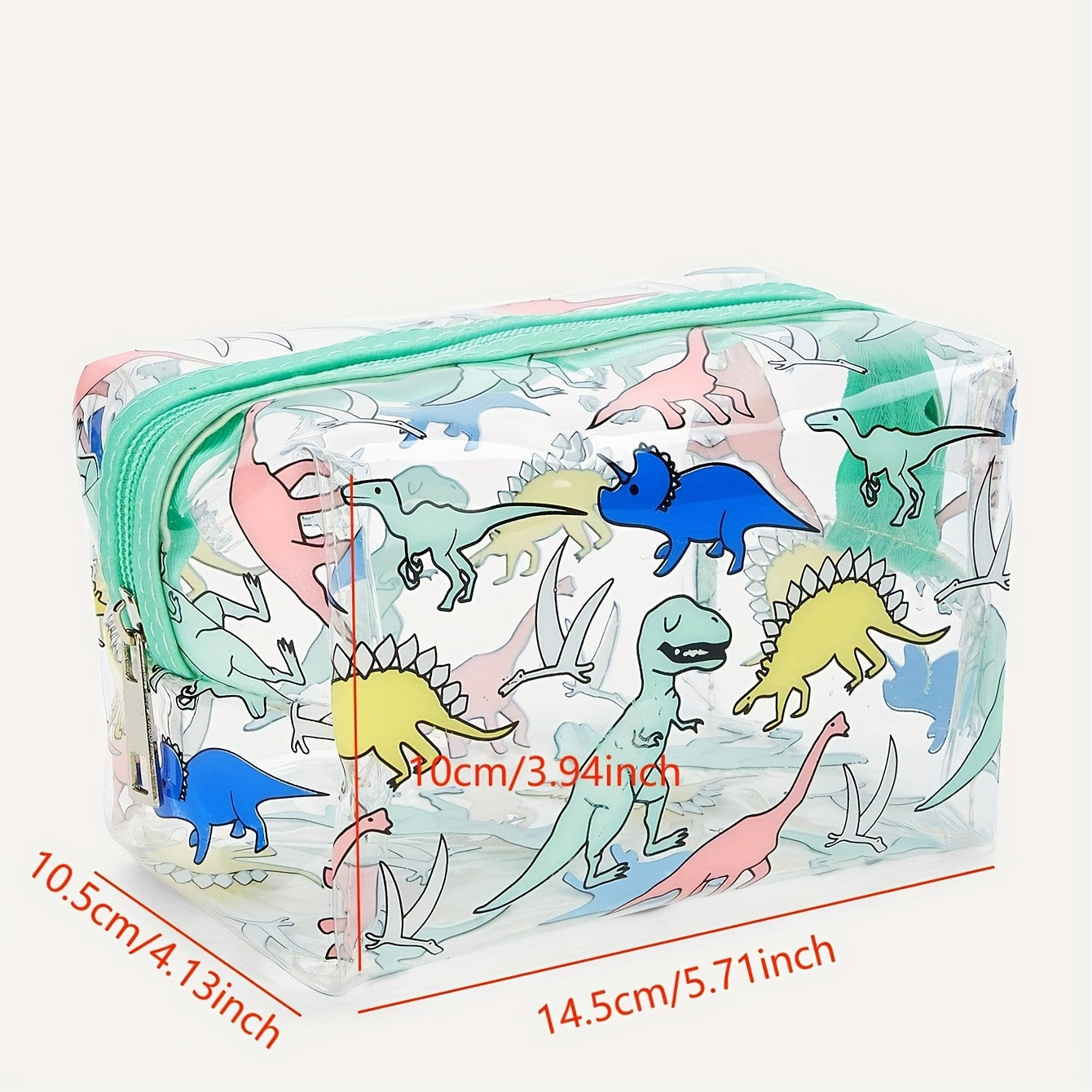 Dinosaur Print Makeup Bag Toiletry Bag Travel Cosmetic Pur