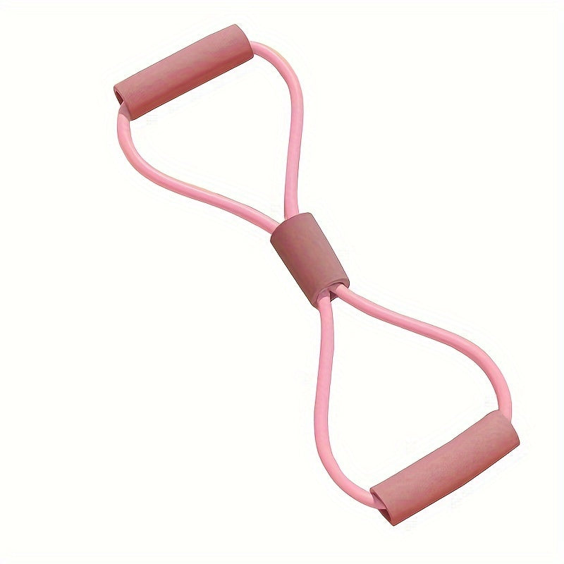 2pcs Elastic 8 Figure Puller Yoga Resistance Training Rope For Body Shaping