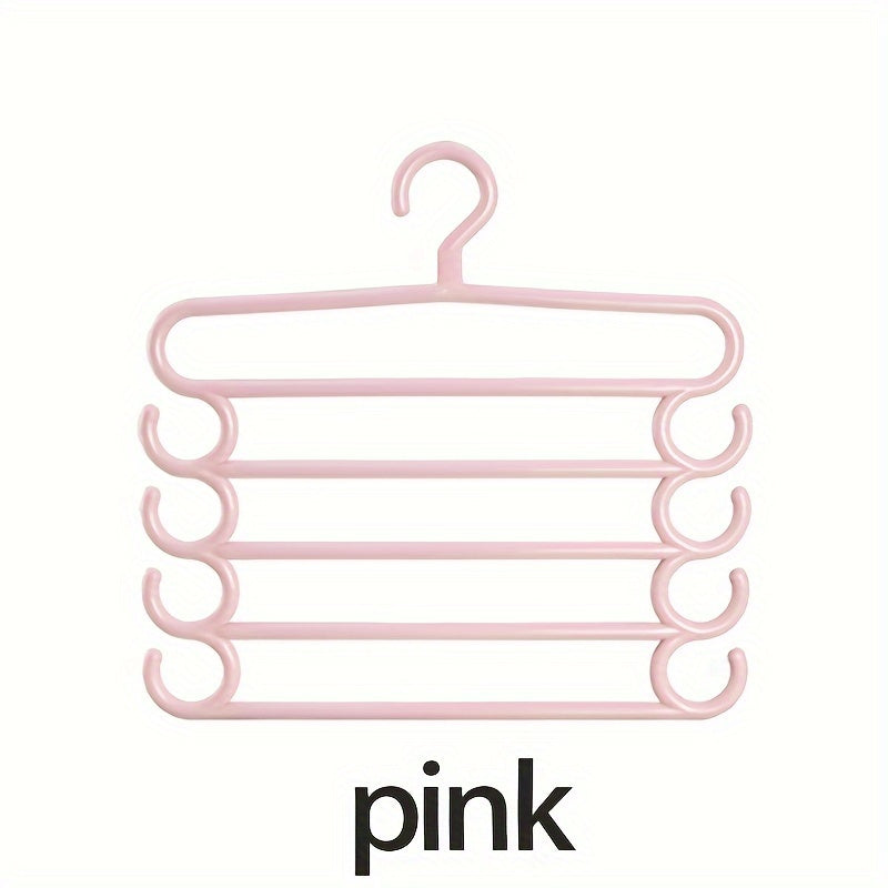 5-Layer Pants Towel Scarfs Racks Storage Organizer