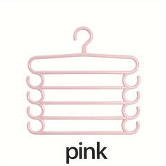 5-Layer Pants Towel Scarfs Racks Storage Organizer