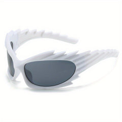 Y2K Wrap Around Sunglasses UV400 Cyberpunk Outdoor Glasses