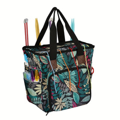 Crochet Needle Storage Bag Large Capacity Crochet Handbag