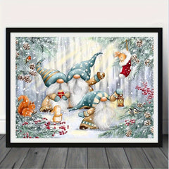 Christmas Santa 5D Diamond Painting Kit DIY Embroidery Home Decor Gift
