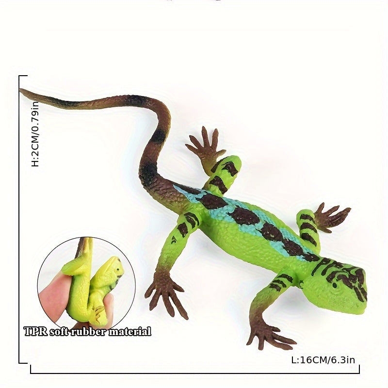 Rubber Lizard Insect Toys Set