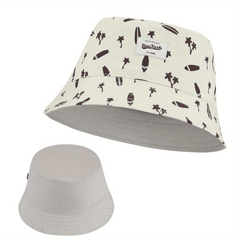 Unisex Reversible Cotton Bucket Hats for Summer Travel Beach
