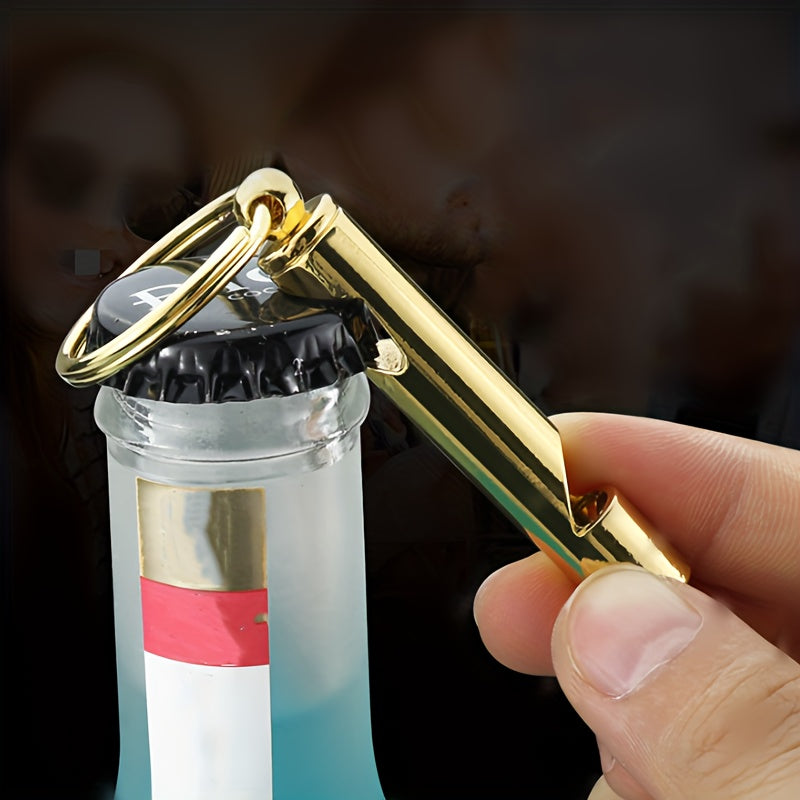 Whistle Bottle Opener Car Keychain Zinc Alloy Keychain Multifunctional Pendant