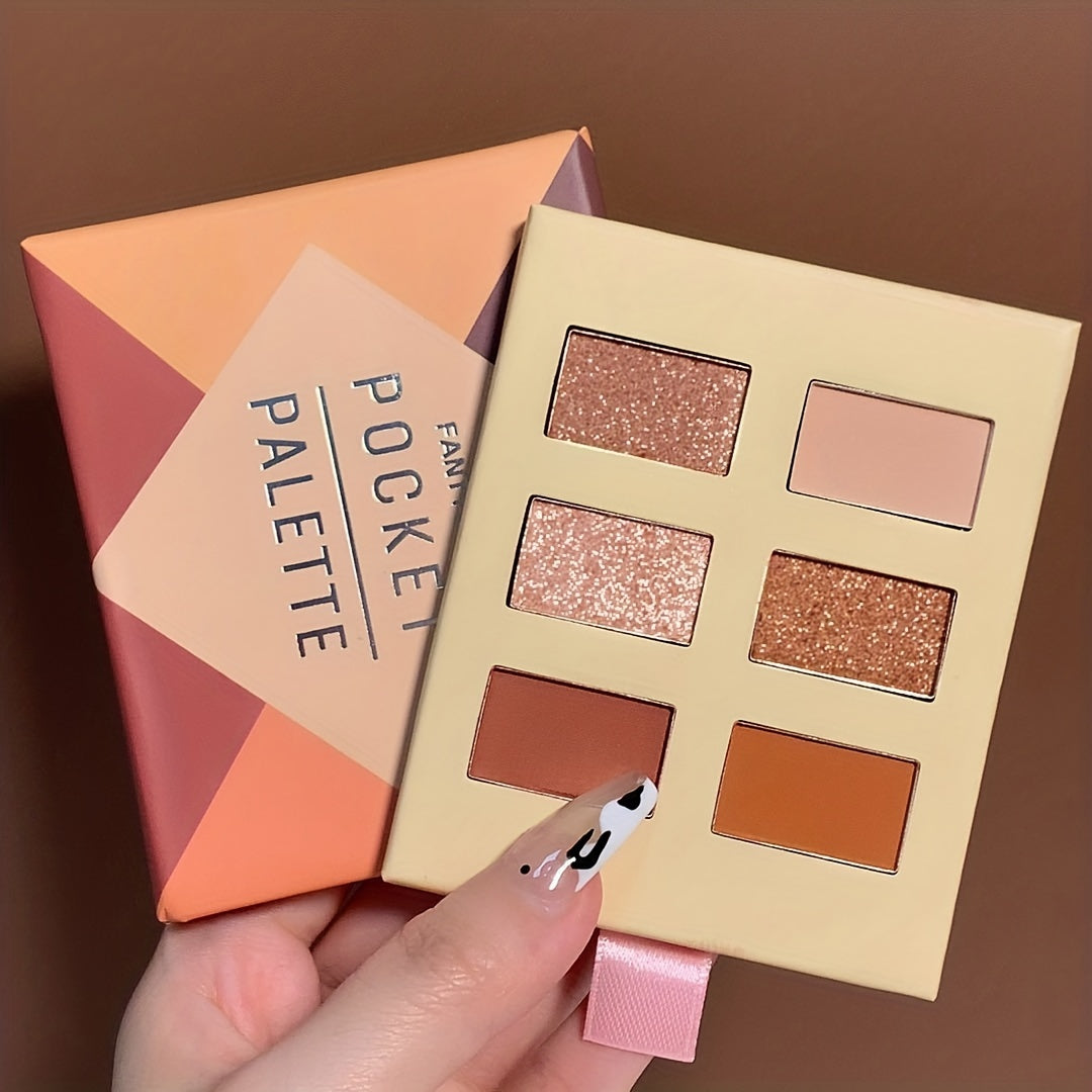 Orange Soda Eyeshadow Palette Brown Orange Pearly Matte Natural Finish