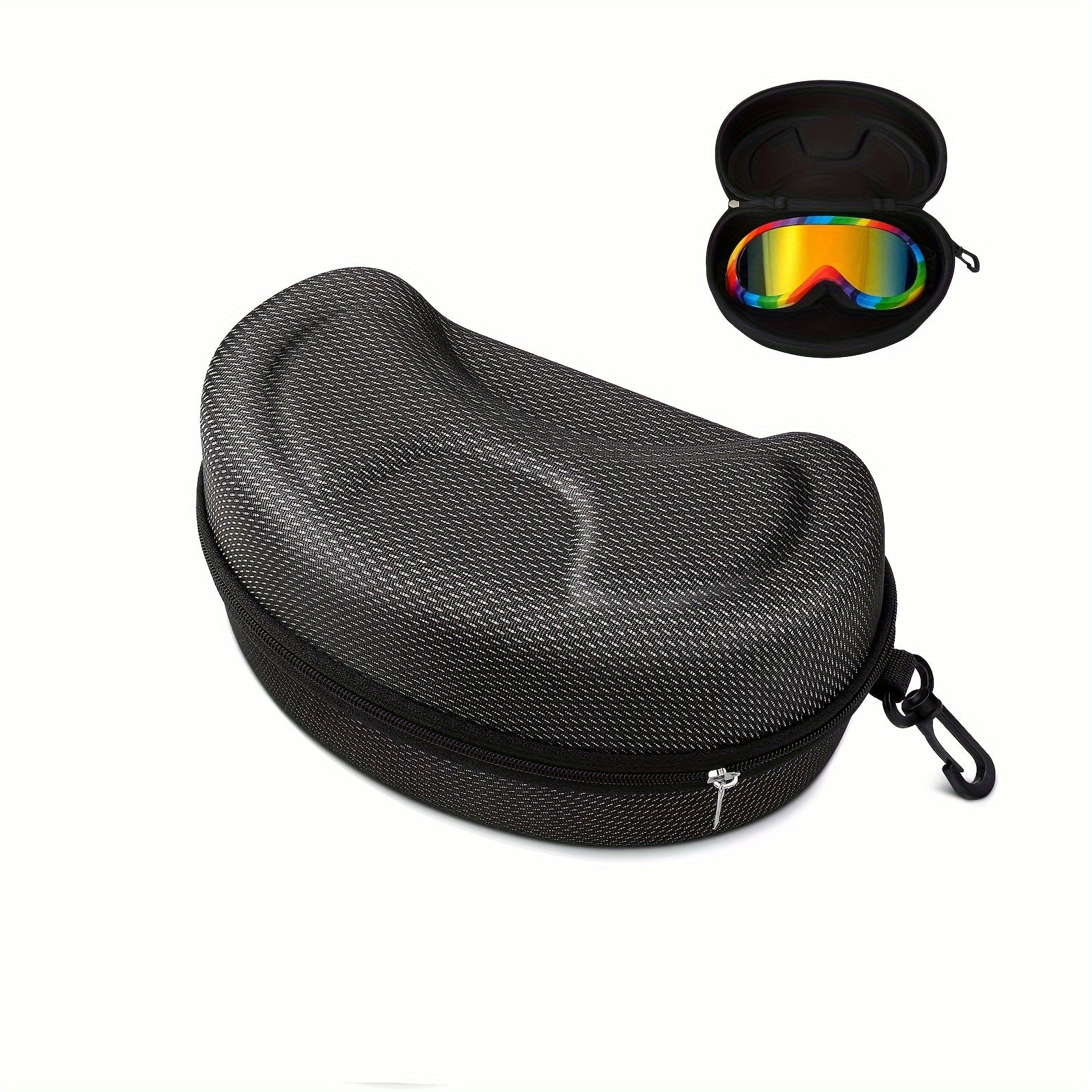 Ski Goggles Protection Case Snowboard Storage Hard zip Box