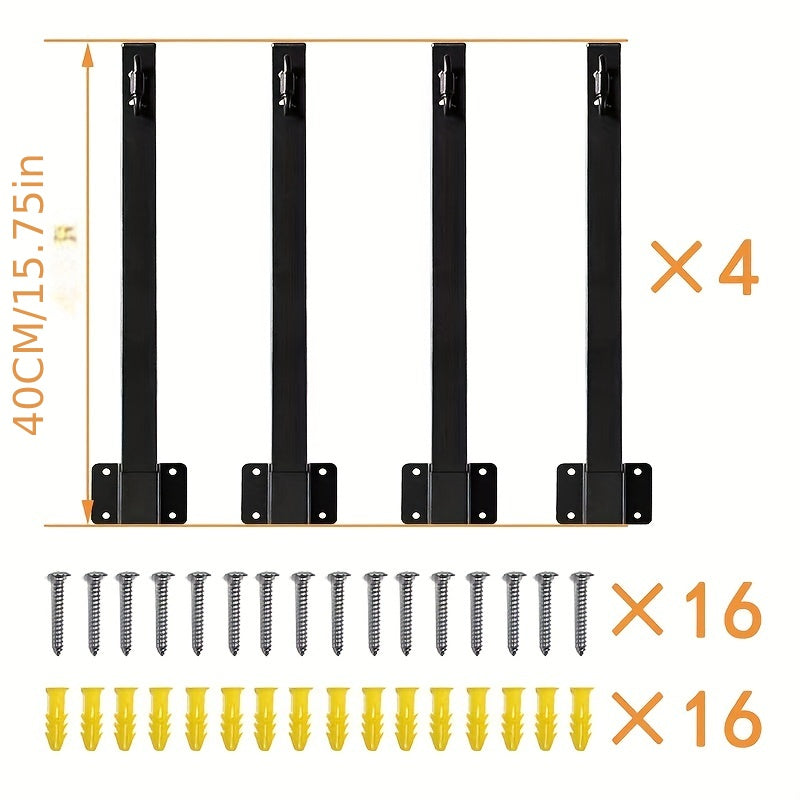 Outdoor String Light Poles - Patio Fence Wall Garden Decor