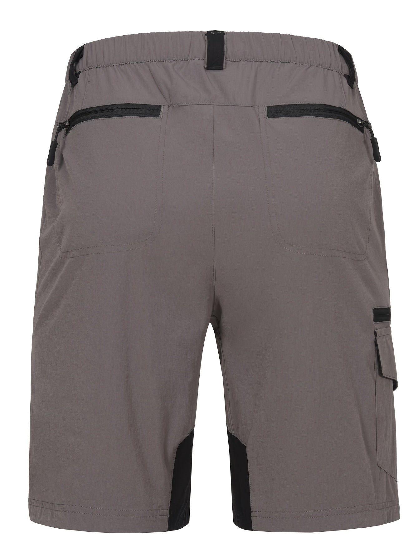 Women's Quick Drying Sports Shorts Zippered Pocket & Elastic Waist