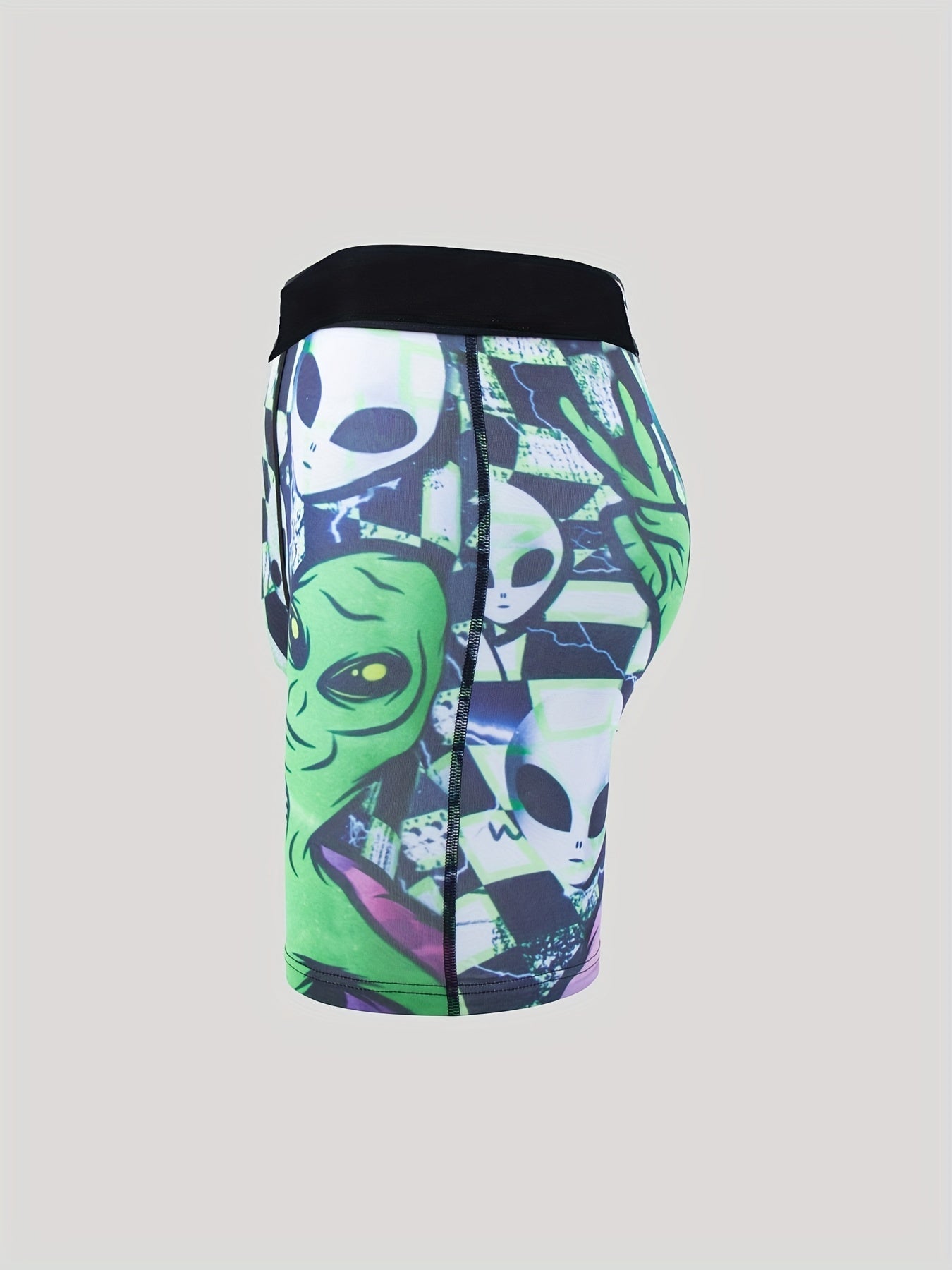 Alien Graphic Boxer Shorts High Stretch Breathable Underwear