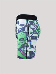Alien Graphic Boxer Shorts High Stretch Breathable Underwear