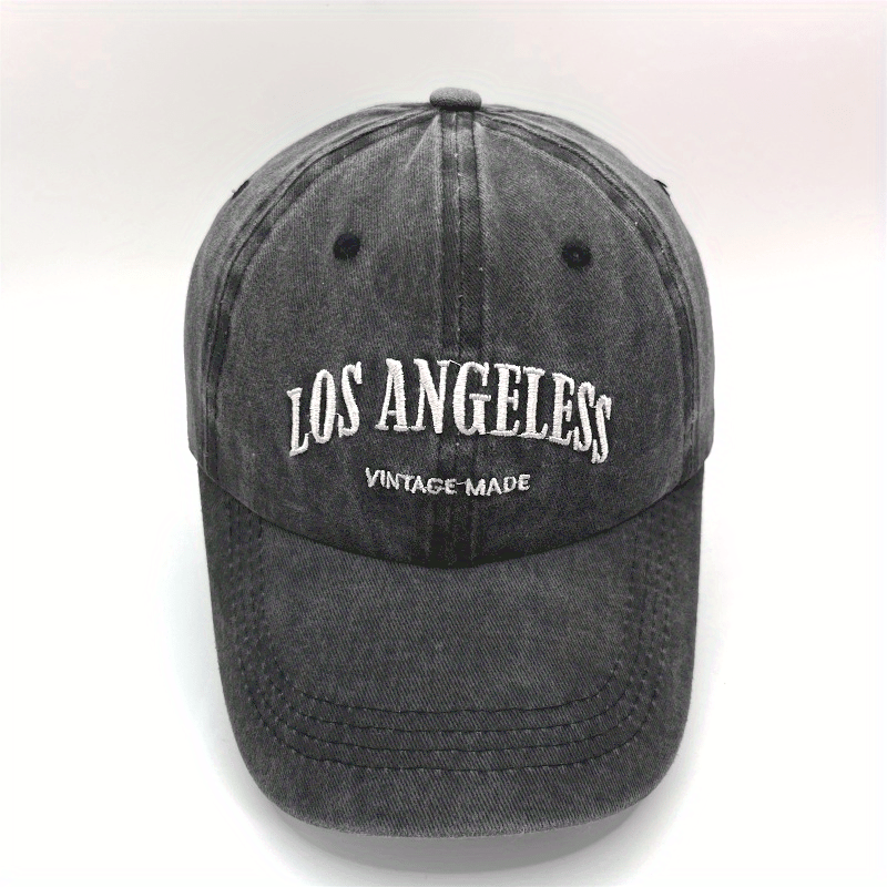 Alphabet Embroidery Baseball Cap Sunshade Soft Top Hat