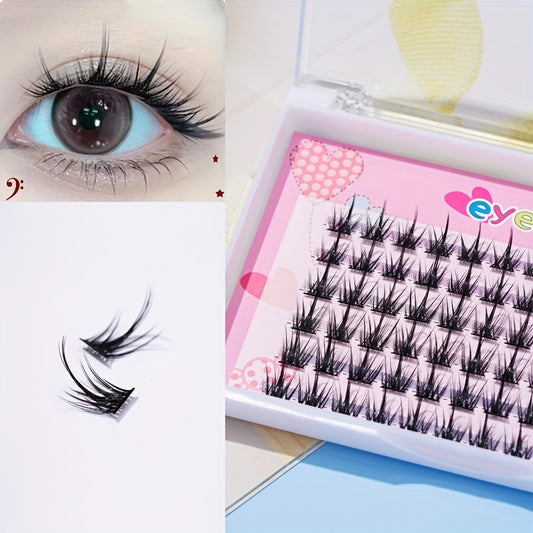 Fairy Style Cluster Eyelashes 6 Lengths 72 Clusters