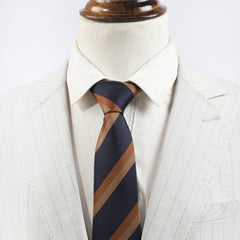 Multicolor Men's Diagonal Striped Tie