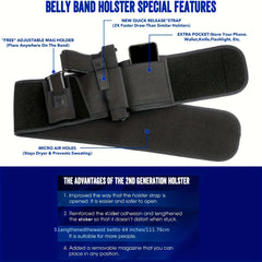 Outdoor Waist Holster for Concealed Carry with Quick Draw