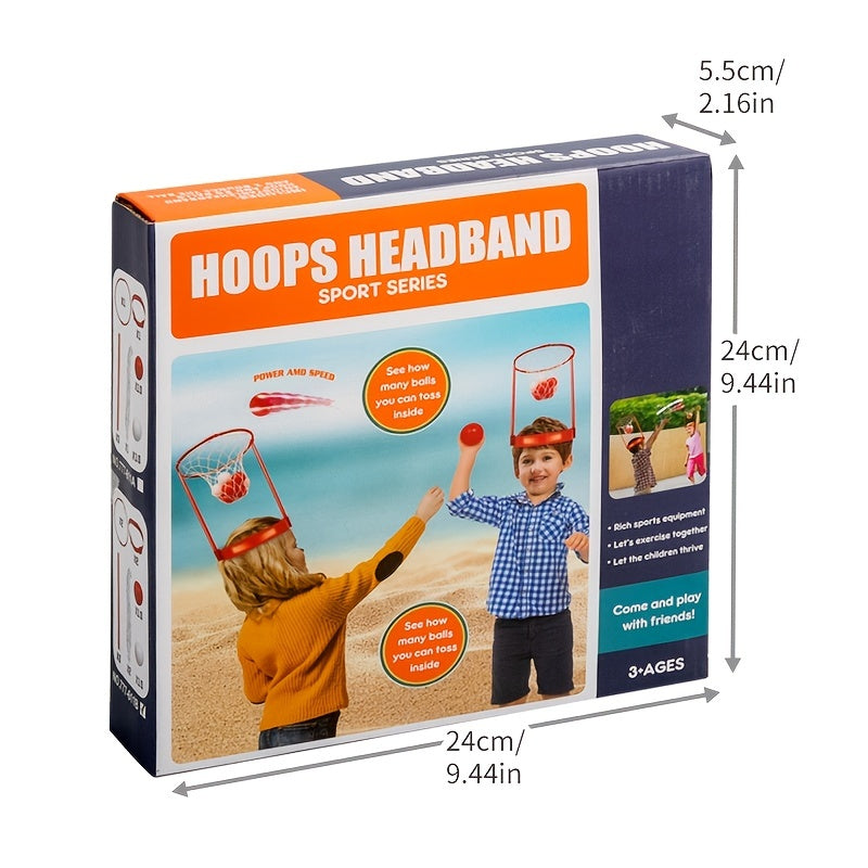 2 Packs Head Hoop Basketball Game For Kids & Adults Carnival Party Birthday