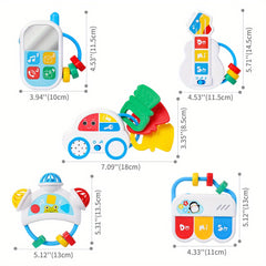 Kids Musical Rattle Car Key Piano Toy