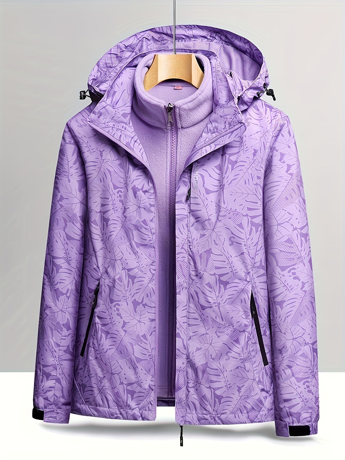 3 in 1 Fleece Liner Warm Punch Jacket Casual Waterproof Windproof Jacket