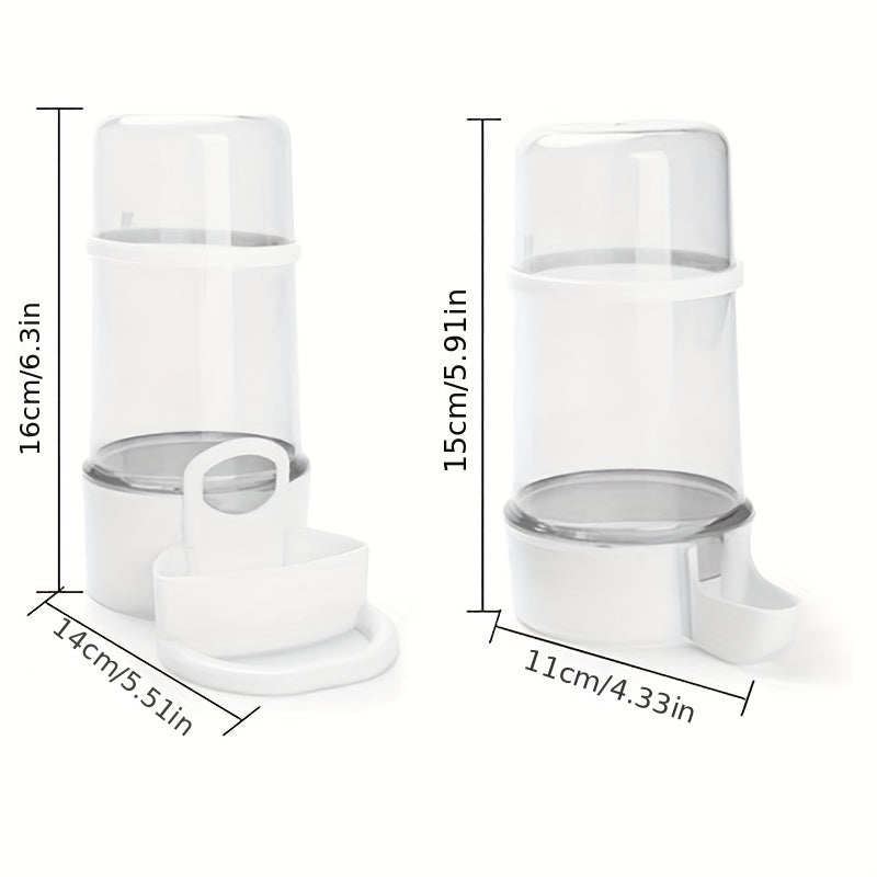 2pcs Auto Bird Feeders Prevent Spills/Splashes Dispenser Bird Water Fountain