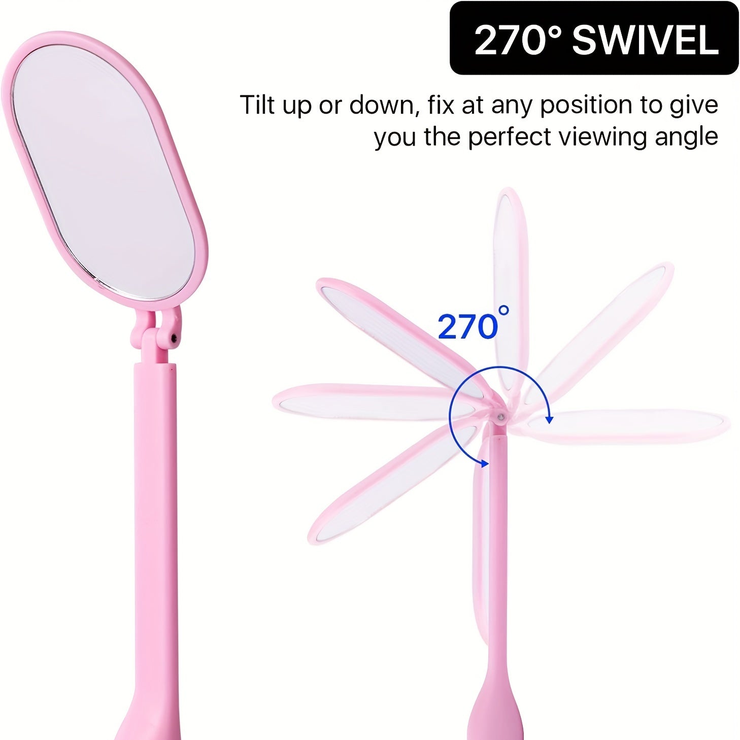 270 Degree Folding Lash Mirror for Extensions and Makeup