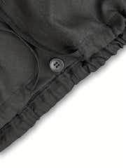  High Rise Cargo Jogger Trousers with Pockets